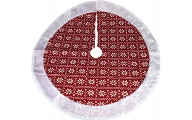 Home Styling Collection Tæppe Til Juletræ Skirt Knitted - Ø 100 Cm