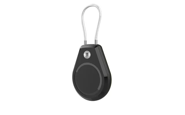 Hurtel Vandtæt Apple Airtag-etui Med Stållinje - Sort Hvid 2 Stk