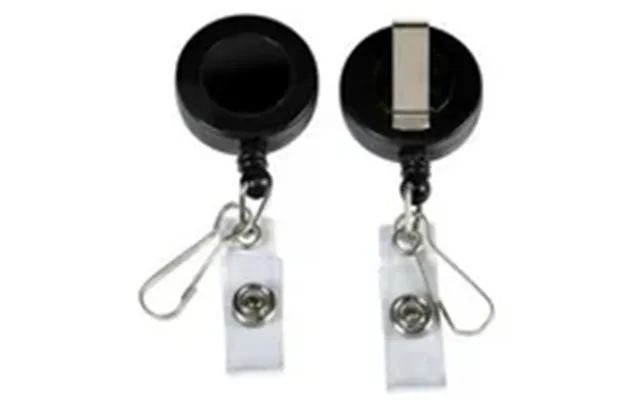 Id-kortholder Yoyo, Sort - 10 Stk.