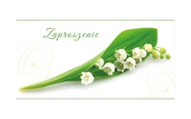 Invitations Flowers Nr. 01 Pakke Med 10 Stk.