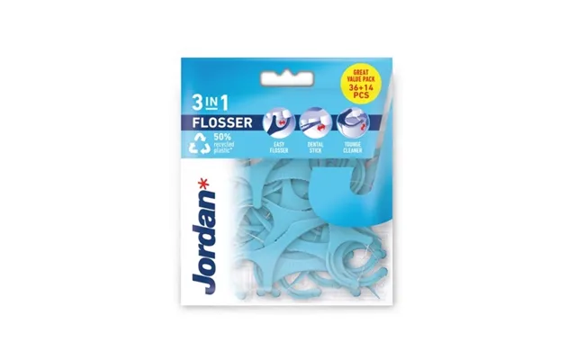Jordan Flosser Tandtråd 3-i-1