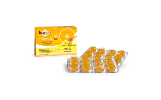 Juanola Propolio Medus Cinkas Vitaminas C 24vnt