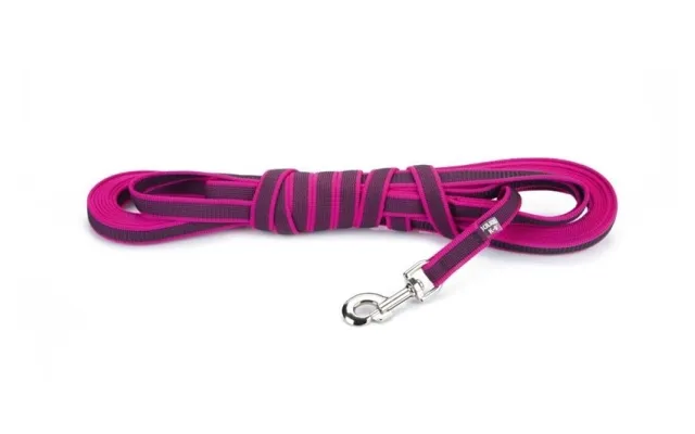 Julius-k9 K9 C&g Line - Pink Grå 20mm 10m M Håndt
