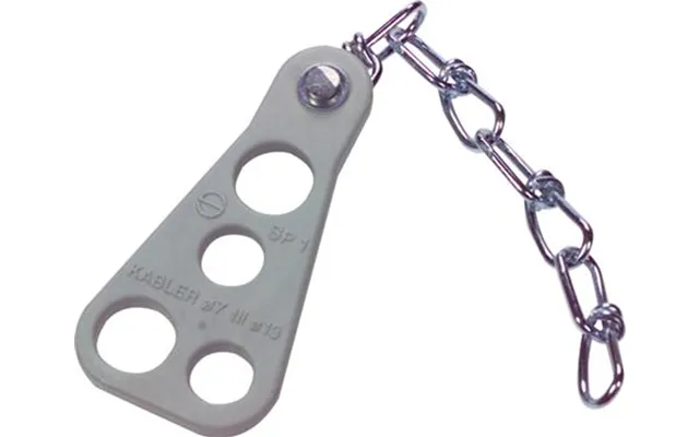 Kabelaflastning Sp1 Ø7-13mm Til 4 Kabler - Polypropylen El-galvaniseret Knudekæde I Stål