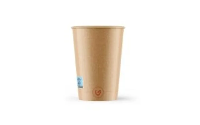 Kaffebæger Pap Ac Ø80xh93mm 25cl 8oz Single Wall Brun Verive,20 Ps X 50 Stk Krt