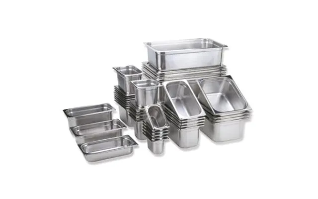 Kantine 1 3 Gn 2.5 Ltr 32.5x17.6x6.5 Cm Rustfrit Stål,6 Stk Pk