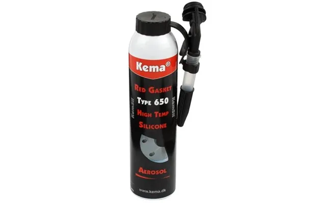 Kema Rtv Gasket Red 650 - 200ml, Stærk Industri Silikonegummi