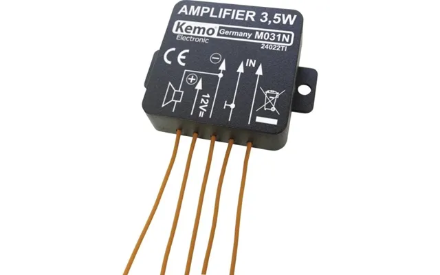 Kemo M031n Mono-forstærker Byggemodul 5 V Dc - 6 V Dc
