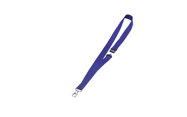 Keyhanger Tekstilhalsbånd Durable 20 Mm Blå - 10 Stk.