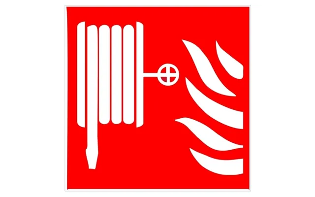 Klistermærkesæt Til Brandslange Fire Hose 135x135 Mm