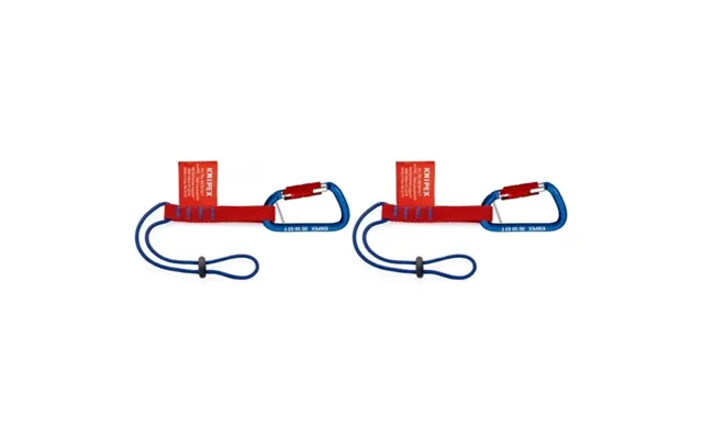 Knipex Tethering System Set - Værktøjsadapterrem Med Karabinhage Pakke Med 2