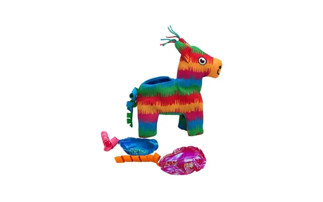 Kong Kattelegetøj Pull-a-partz Piñata Flerfarvet 18cm