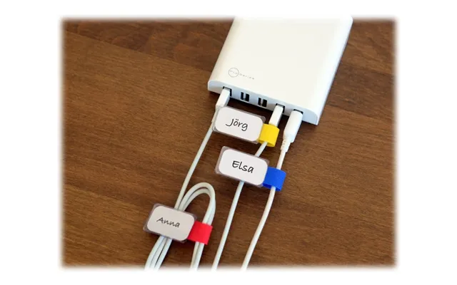 Label The Cabel Mini - Rød Blå Gul