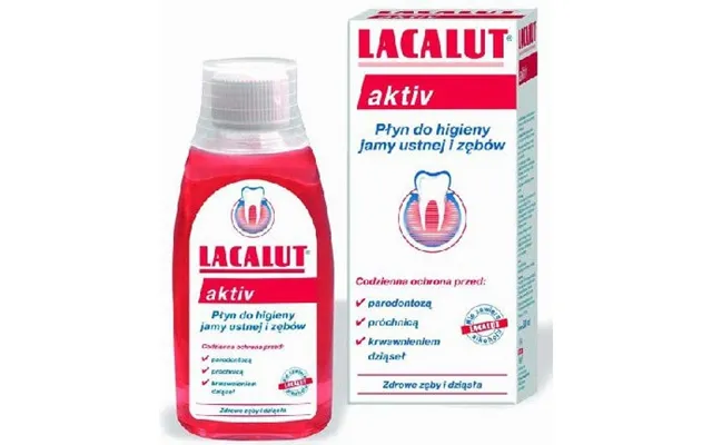 Lacalut Skyllevæske Til Mundskyl Active 300 Ml - 7516321