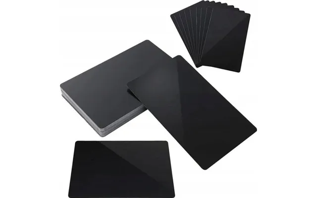 Laserpecker-visitkort I Aluminium 100 Stk.