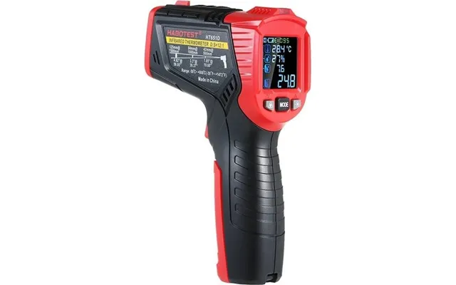Laserpyrometer Med Habotest Ht651d Fugtighedsmåler
