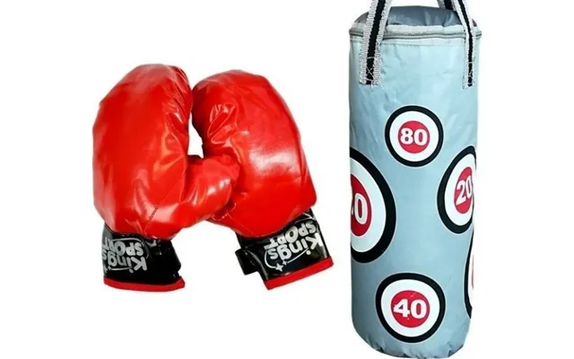Lean Toys Boksininko Rinkinys Small Boxer Set - Raudonas