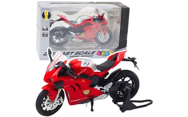 Lean Toys Sportinis Motociklas I Metalo Raudonas 1 12