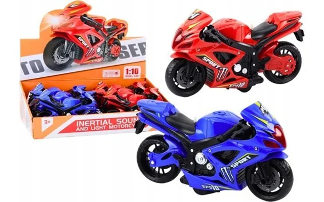 Lean Toys Sportinis Motociklas Su Trinties Pavara - Viesomis Ir Garsu
