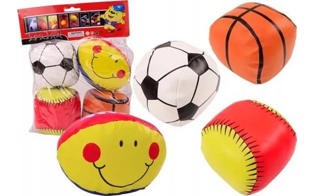Lean Toys Vaiki Kas Sportini Kamuoli Rinkinys - 4 Vnt.