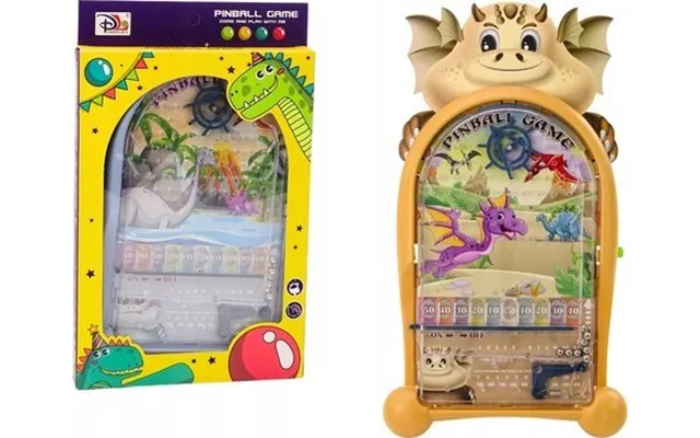 Leantoys Pinball Game Dinosaurs Dragon Stand Beige