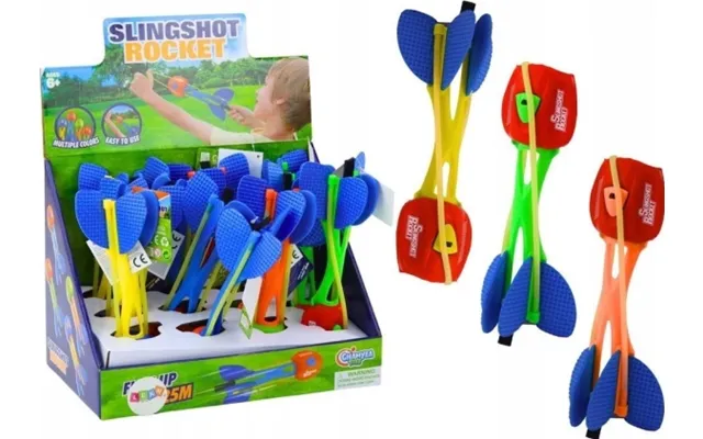 Leantoys Skumkasteraket Med Slangebøsse Farverigt Kast 25 Meter
