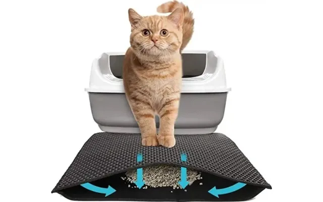 Leobert Litter Box Mat 60x45cm - Sort X 25