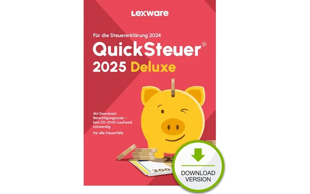 Lexware Quicksteuer Deluxe 2025 Download - Selvangivelse