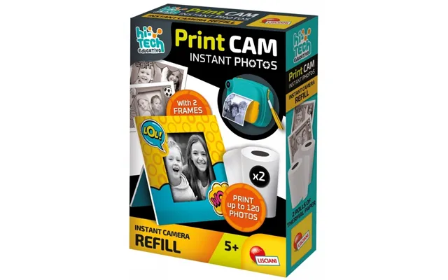 Lisciani Print Cam Hi-tech 2 Ruller Til Foto