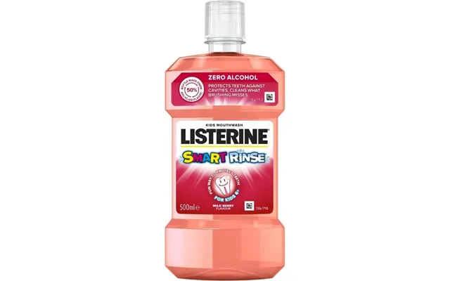 Listerine Smart Rinse Mundskyl Til Børn Berry 500 Ml