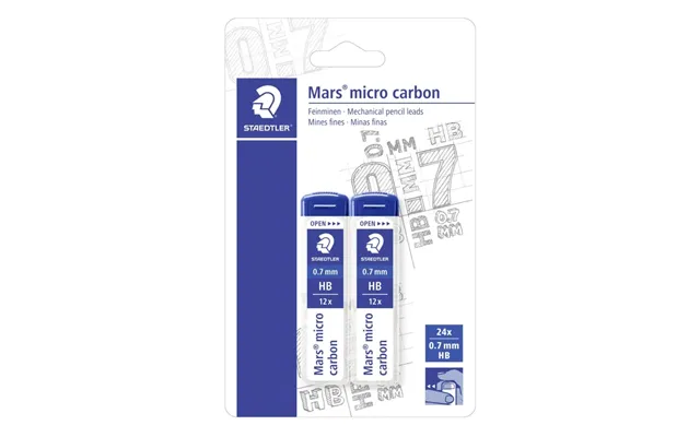 Mars Micro Mine 0,7mm Hb 2 Bk - 10 Stk.