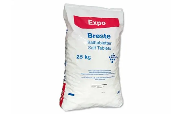 Maskinopvask Salt Tabs Brøste Expo Salttabletter 25kg Til Blødgøringsanlæg,25 Kg Sack