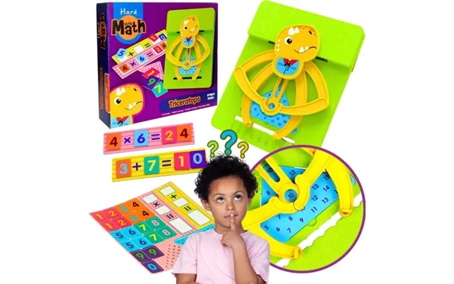 Matematisk Dinosaur Til At Lære Addition Og Multiplikation Abacus Til Børn