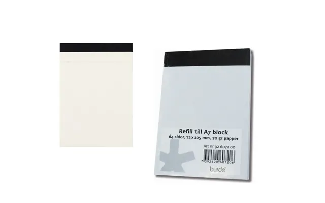 Mayland Journalistblok A7 Refill 2-pak