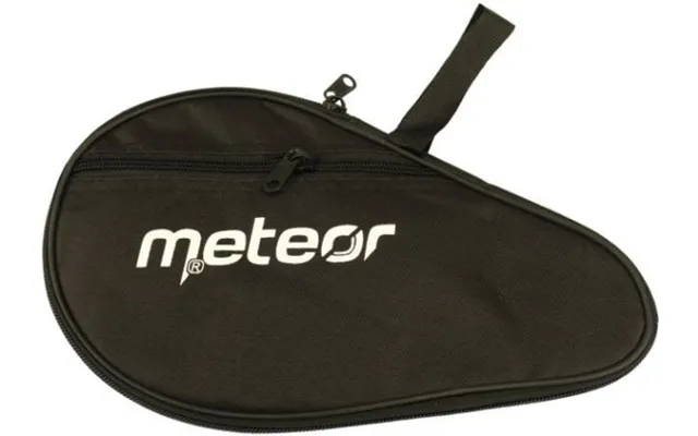 Meteor Pro Ketchercover Til Tennisbordspil Sæt Raketkasse Og Bolde - Sort 16004