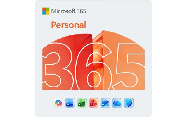 Microsoft 365 Personal Subscription 1 Year - Medialess Box