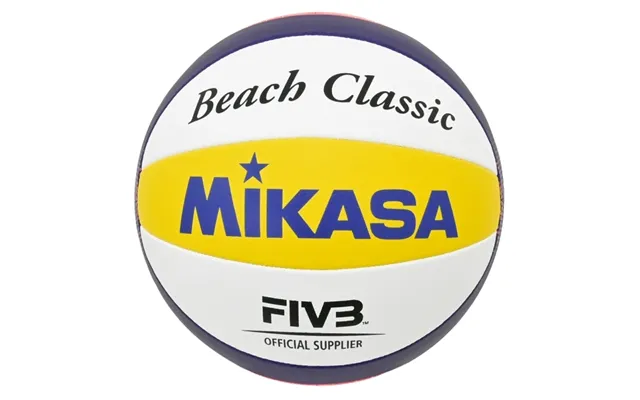 Mikasa Bv551c, 10-panel Ball, Blå, Hvid, Gul, Sammensat, Nylon, Udendørs, 66 - 68 Cm, Fivb