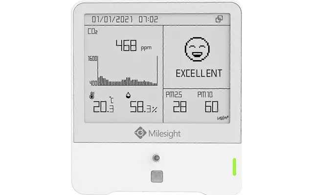 Milesight Iot Lorawan Indendørs Sensorer Til Ambienceovervågning Am319 O3 Am319-868m-o3