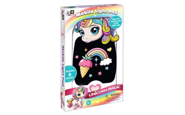 Mini Unicorn Tegnetavle Med Lys