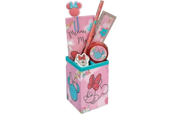 Minnie Mouse School Supplies Container 7el