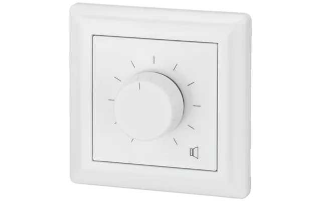 Monacor Att-524peu, Roterende Volumenkontrol, Vægmonteret, 50 - 18000 Hz, 24 W, 80 Mm, 80 Mm