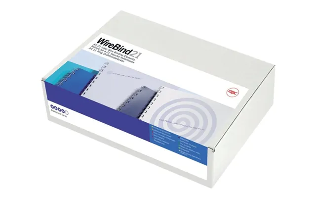 Multibindwire Ryg Gbc A4 Sort 21-ring 10mm - 100 Stk.