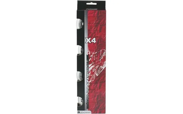 Nils Extreme 80x24 82a Gennemsigtige Pu-hjul 16-30-017