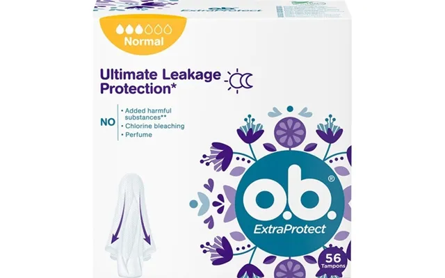 O.b. Extraprotect Normal Tampons 56pcs.