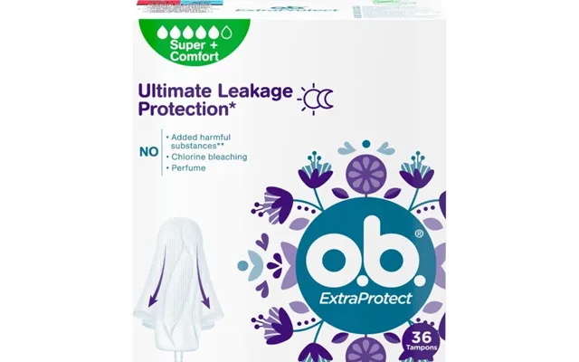 O.b. Extraprotect Super Comfort Tamponer 36 Stk
