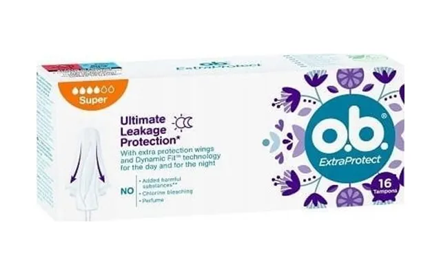 O.b. Extraprotect Super Tampons 16pcs.