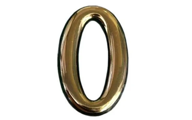 Okko Door Number Gold 0 Plastm