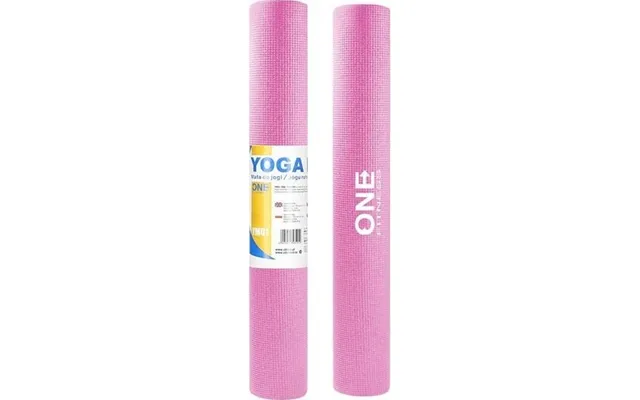 One Fitness Ym01 Pink Yogamåtte