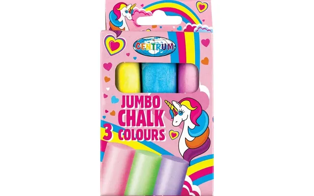 Panta Plast Kreda Kolorowa Jumbo Unicorn 3szt 80390
