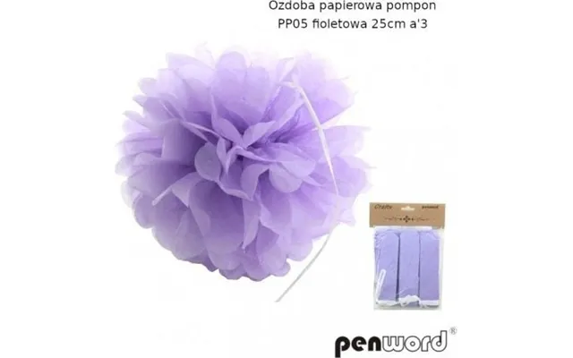 Papiropompon Lilla 25 Cm Pp05